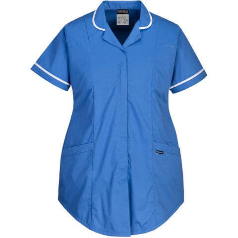 Portwest Stretch Maternity Tunic — Hamilton Blue