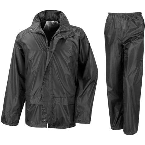 Result Core Rain Suit — Black
