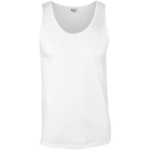 Gildan Tank Top Softstyle Men's — White