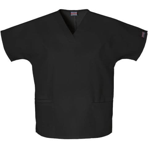 Cherokee Scrub Top — Black