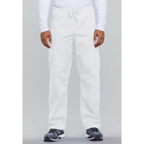 Cherokee Unisex Scrub Trouser — White