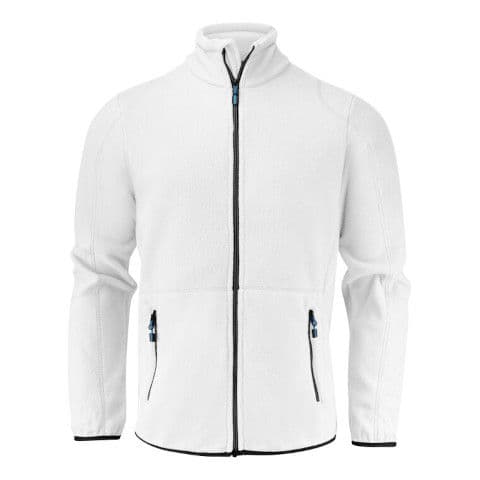 Printer Essentials Men's Speedway Fleece Jacket — White