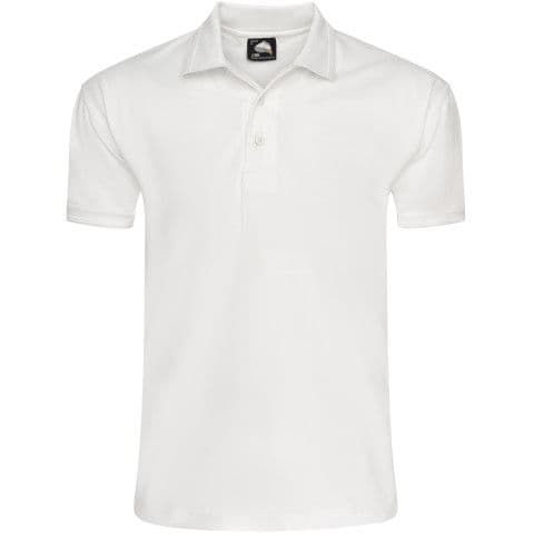 Orn Oriole Wicking Poloshirt — White