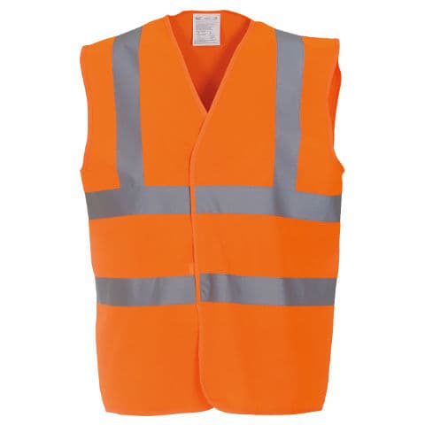 Yoko Hi Vis Waistcoat — Hi-Vis Orange