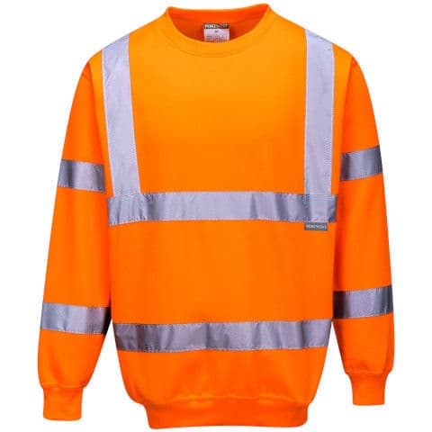 Portwest Hi-Vis Sweatshirt — Orange