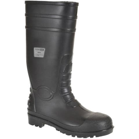 Portwest Classic Safety Wellington — Black