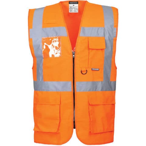 Portwest Hi Vis Executive Vest — Orange