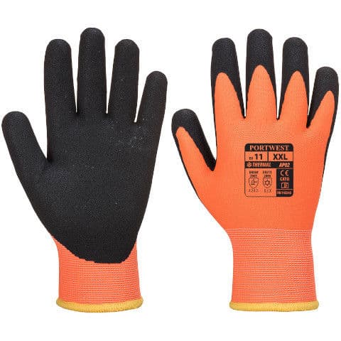 Portwest Thermo Pro Ultra Glove — Orange/Black