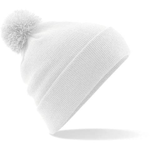 Beechfield Original Pom Pom Beanie — White