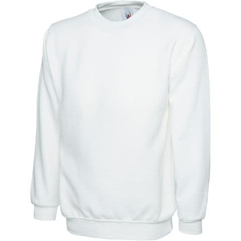 Uneek Sweatshirt Classic — White