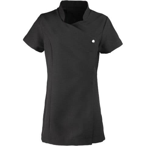 Premier Ladies Blossom Short Sleeve Tunic — Black