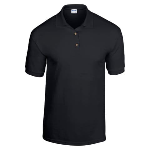 Gildan DryBlend Jersey Knit Polo — Black