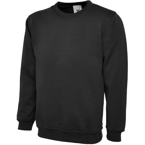 Uneek Sweatshirt Classic — Black