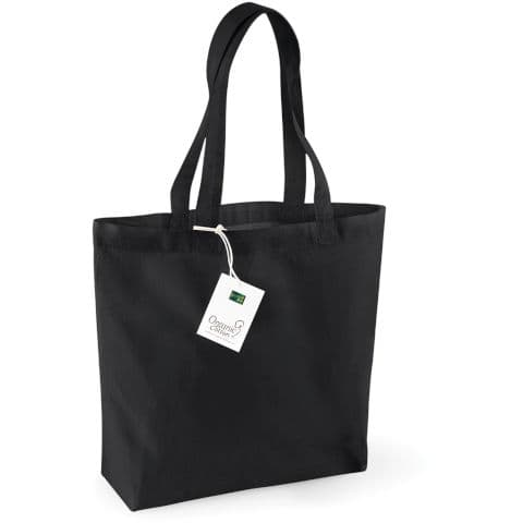 Westford Mill Organic Cotton Shopper — Black