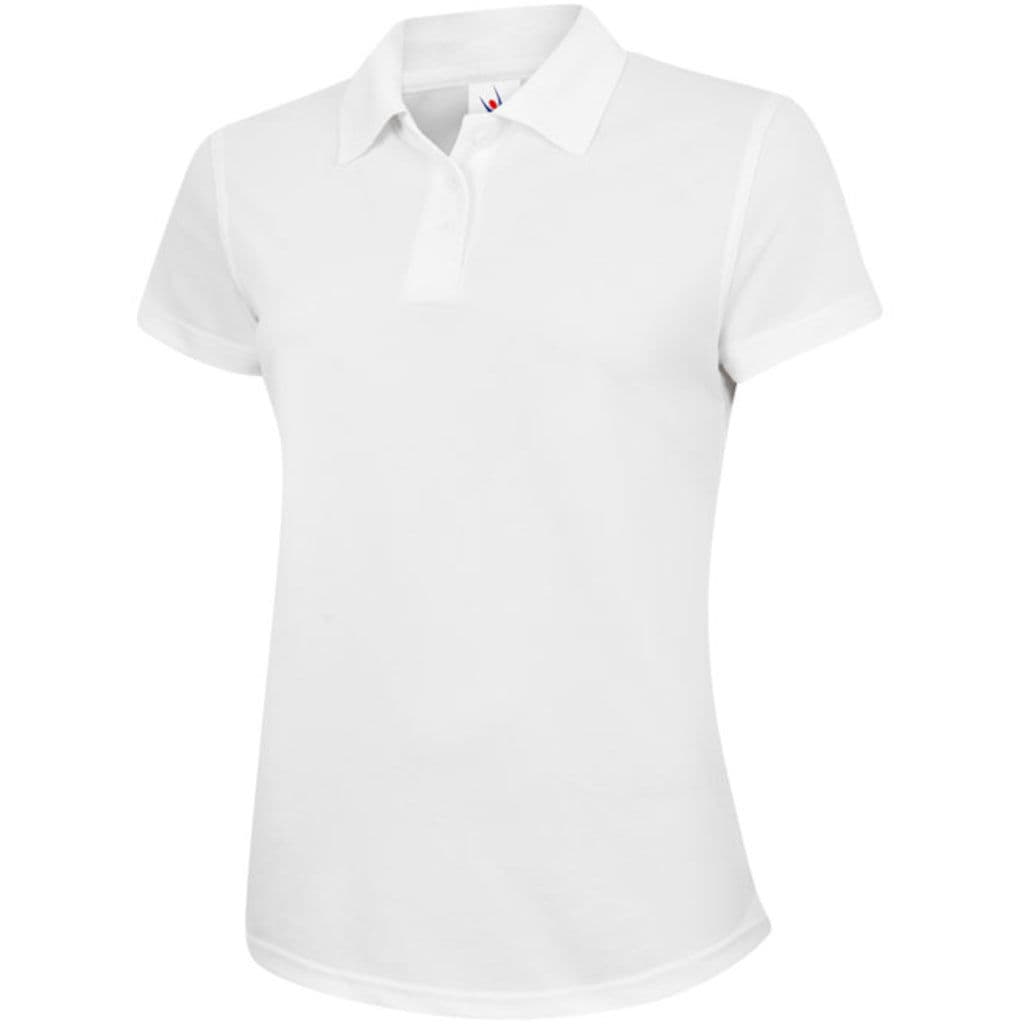 Uneek Ladies Ultra Cool Workwear Polo Shirt — White