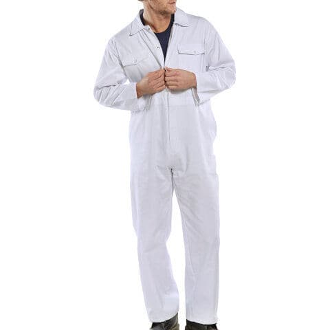 Beeswift Boilersuit — White