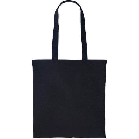 Nutshell Cotton Shopper Long Handle — Black