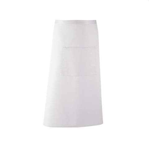 Premier 'Colours' Bar Apron — White