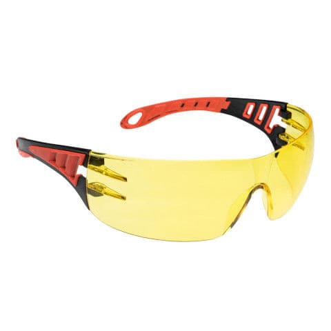Portwest Tech Look Spectacles — Amber