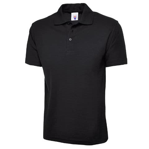 Uneek Polo Shirt Children's School — Black