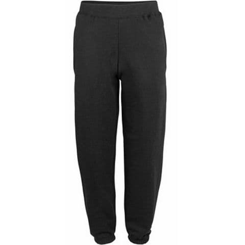 AWDis College Cuffed Sweatpants — Black