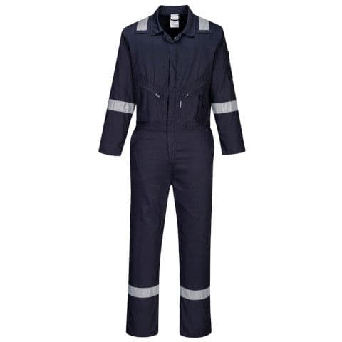 Portwest Iona Cotton Coverall — Navy