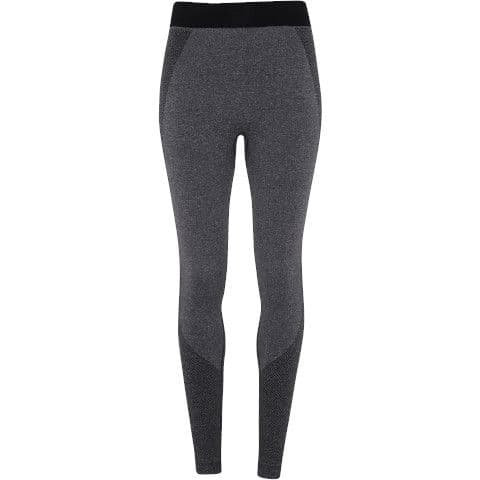 TriDri Women's Seamless '3D Fit' Multi-Sport Sculpt Leggings — Black
