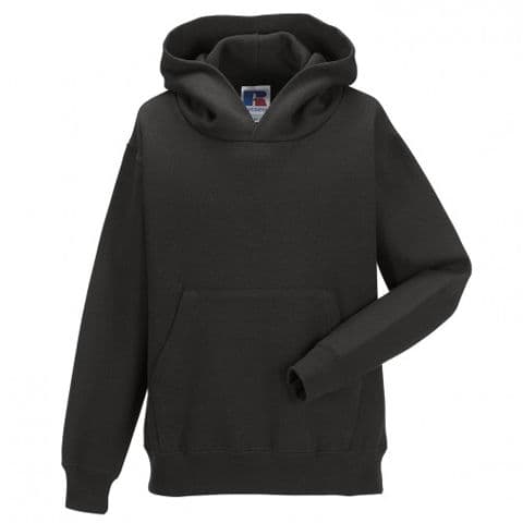 Jerzees Schoolgear Hooded Sweatshirt — Black