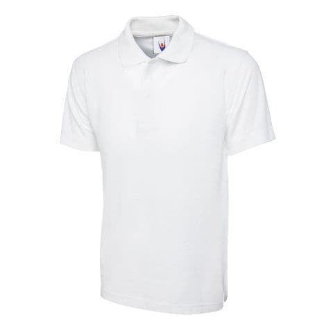 Uneek Polo Shirt Classic Pique — White