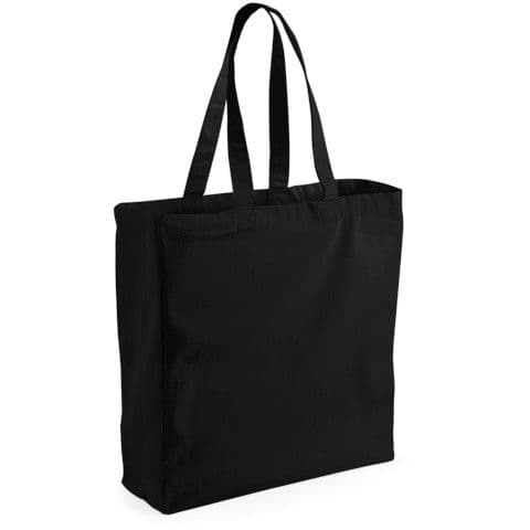 Westford Mill Canvas Classic Shopper — Black