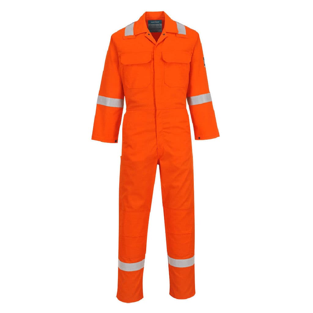 Portwest Bizweld Work FR Classic Coverall — Navy