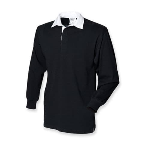 Front Row Original Rugby Shirt — Black