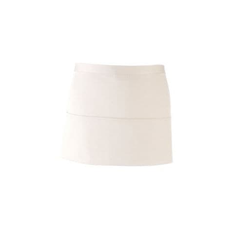 Premier 'Colours' 3-Pocket Apron — White